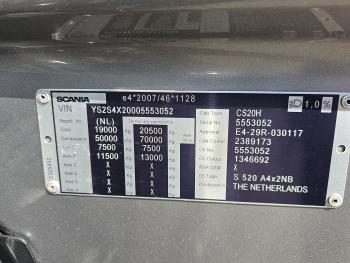 Scania S520 V8 4X2 / 2 TANKS / FULL AIR / RETARDER